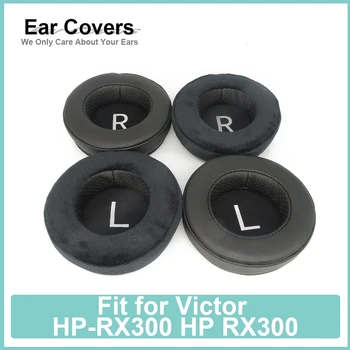 Almohadillas Para Victor HP-RX300 HP RX300 Auriculares Earcushions Proteína de Terciopelo Almohadillas de Espuma de Memoria de las Almohadillas