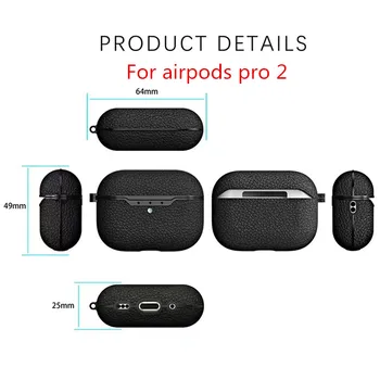 2022 Nueva Cubierta de Silicona Para Apple Airpods Pro 2 Piel de Bluetooth de los Auriculares de los Casos cápsulas de Aire Pro2 Impermeable Anti-caída de la funda Protectora de la
