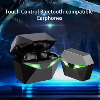 Conveniente con la Carga del Compartimiento de Largo Tiempo de Standby Bluetooth-compatible 5.3 Deportes Auriculares y Accesorios para el Ordenador