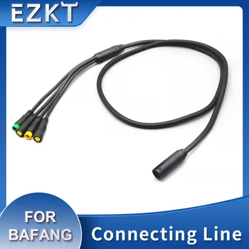BAFANG 1T4 Cable para BBS01 BBS02 BBSHD Motor de Visualización de la Palanca de Freno del Acelerador Conector Eléctrico Accesorios de Moto