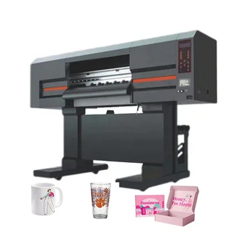 Digital de inyección de tinta de Impresión de la Etiqueta de la Máquina Proveedor de rollo A Rollo Impresora Impresora UV para la etiqueta Engomada
