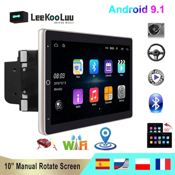 LeeKooLuu 2 Din Android 9.1 Multimedia del Coche Reproductor de Vídeo 2din 10