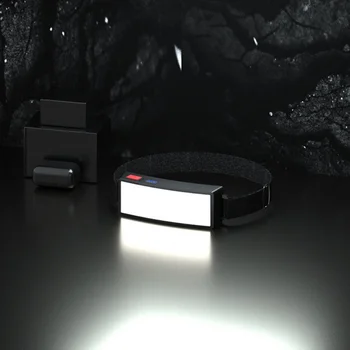 2023NEW COB LED Faro Linterna 3 Modo USB Recargable de la linterna de Senderismo de la Antorcha Integrada de 1200Mah para Acampar al aire libre de la Lámpara