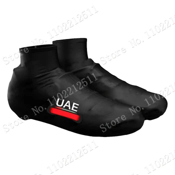 2023 EMIRATOS árabes unidos el Equipo Negro Ciclismo Cubiertas de Zapatos de Bicicleta de Carretera Cubierta de Zapatos MTB Camisetas a prueba de Polvo antideslizante al aire libre de Bicicletas Chanclos