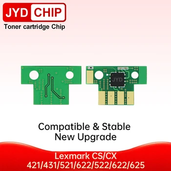 CS421 Chip de Toner 78C5XK0 78C5XC0 78C5XM0 78C5XY0 para Lexmark CS421 CS431 CS521 CS622 CX421 CX522 CX622 CX625 Cartucho de Chips