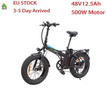 20 Pedal Asistido Ciclomotor ebikes 500W12AH de Nieve Azul Beach Tour de Alquiler de 48V Bicicleta Eléctrica CE