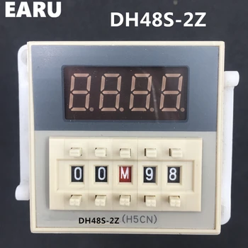 DH48S-2Z DH48S 0,01 s-99H99M Digital Programable Temporizador Relé de Retardo A la conexión SPDT 2 Grupos de Contactos AC36V,110V,220V,380V