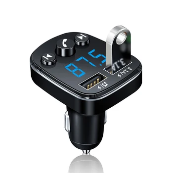 Inalámbrico de manos libres Bluetooth del Coche 5.0 FM Transmisor Receptor de Audio con Reproductor de MP3 de Coche Doble USB 3.1 UN Cargador Rápido de los Accesorios del Coche