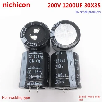 (1PCS)200V1200UF 30X35 nichicon condensador electrolítico 1200UF 200V 30*35 GN105 grados.
