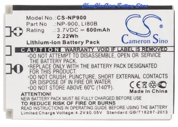 Cameron Sino 600mAh Batería de Li-80B para Olympus T-100, X-960, BLi-296 De Polaroid T830, T830A, UFO DS5080, DS5331, DS5332