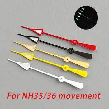 NH35 manos NH36 manos manecillas del Reloj de segunda mano adecuado para NH35 NH36 movimiento de reloj de accesorios de herramientas de reparación de relojes