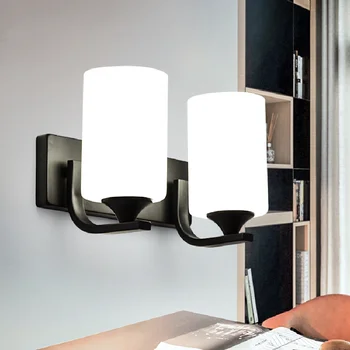 Moderno minimalista LED lámpara de pared, lámpara de la mesilla de dormitorio retro lámpara de pared de la sala de pasillo de pasillo de la lámpara