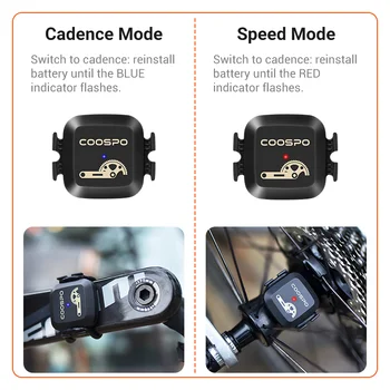 Bluetooth 4.0 ANT + Sensor de Cadencia, Sensor de Velocidad, Sensor Rpm de CooSpo Bicicleta de Carretera, Mtb Sensor de Wahoo Garmin Bike Computer