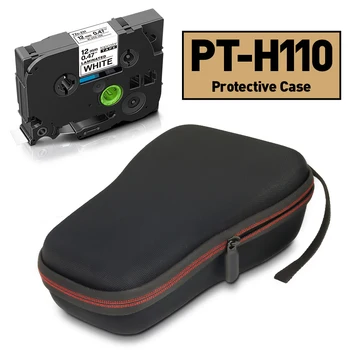 Compatible para Brother P-Touch H110 Impresora de Etiquetas de Caso Duro de EVA Bolsa de funda Protectora para el Hermano Máquina de Etiquetado PT-H110 PTH110
