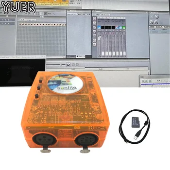 Sunlite Suite 2FC+ Software DMX512 Etapa de Iluminación Controlador de DJ de la Discoteca de los Equipos de Iluminación Control de la discoteca de la Interfaz USB