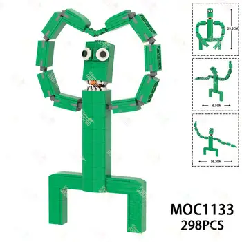 229PCS Verde Socio MOC Bloques de Construcción Creativa de la Serie de juegos de Acción Figura de Modelo de Personaje de Ladrillo Ensamblar Juguetes Para los Niños MOC1133