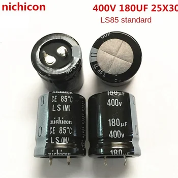 （1PCS）400V180UF 25X30 original en Japonés nichicon condensador electrolítico de aluminio 180UF 400V 25*30
