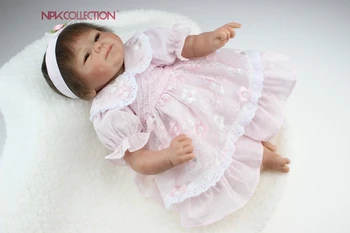 NPK real reborn baby doll mayorista suave toque real muñecas del bebé regalo de Navidad envío Gratis NUEVA venta caliente
