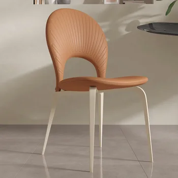 Relax sillas de comedor nórdica ahorradores del espacio de diseño de lujo sillas de comedor de Cocina ergonómico elegante cadeiras de muebles de hogar HY