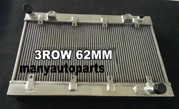 3 filas de 62 mm de Aluminio del Radiador Para Ferrari 328 GTB / 328 GTS 3.2 L V8 MT 1985-1989 1986 1987 1988