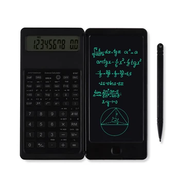 Plegable Científica Calculadora de 10 Dígitos Digital de la Pantalla Grande con una Escritura Borrable Tableta de Dibujo Digital de la Almohadilla de Matemáticas Calculato