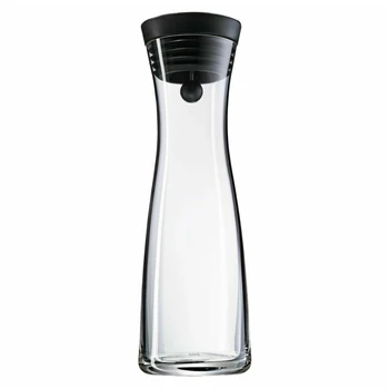 Jarra De Agua De 1,8 L Alto Vidrio De Borosilicato Botella Básicos De La Inclinación De La Tapa De Cierre De La Jarra