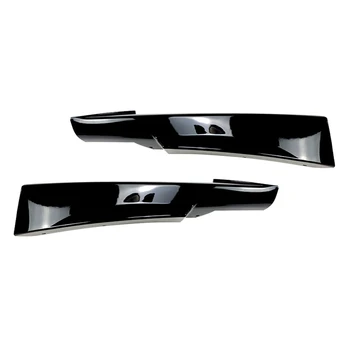 Brillante Negro Parachoques Delantero Esquina del Labio de la Cubierta Guarnecido Inferior del Protector del Divisor de Spoiler para-BMW 320I E90 330I M-Tech LCI 09-12