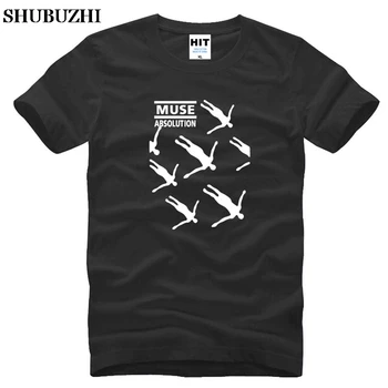 Muse camisetas de los Hombres Musa Absolusion T-shirt de Manga Corta de Algodón Banda de Rock Camisetas Camisetas Masculina Envío Gratis