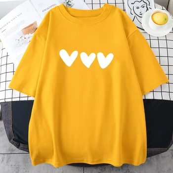 Corazón blanco de Impresión de los Hombres de Algodón de la Camiseta de la Moda O-Cuello Oversize Tops Suave y Cómoda Todos-matemáticas de Manga Corta Casual Mans Camiseta de la Ropa