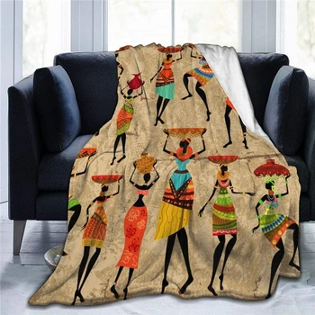 La India Mujer la Impresión 3D de Tirar Mantas Para Camas de Sofá de la Casa de la Decoración de la Oficina de la Siesta de la Rodilla Suave Colcha de gastos de Viaje, ropa de Cama de Sherpa Manta