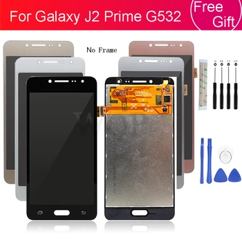 Para Samsung Galaxy J2 Primer Pantalla LCD de Pantalla Táctil Digitalizador Asamblea de pantalla LCD de Pantalla para Galaxy J2 Primer G532 G532F G532M Partes