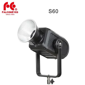 FalconEyes COB LED Studio Fotografía de Vídeo Luz de Relleno 5600K resistente al Agua 600W Aplicación Ctrl 9 Escena Efecto De Película de Iluminación S60