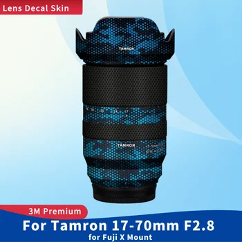 Para Tamron 17-70mm F2.8 para Fuji X Montaje de la Calcomanía de la Piel Envoltura de Vinilo Película Lente de la Cámara Adhesivo Protector Anti-Arañazos Protector de la Capa