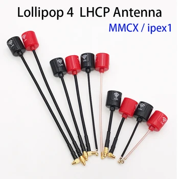Lollipop 4 más Pequeño y más ligero 5.8 G 2.5 dBi de Ganancia LHCP Antena MMCX/UFL Para Caddx VISTA Digital HD DJI Unidad de Aire de RC Drone FPV