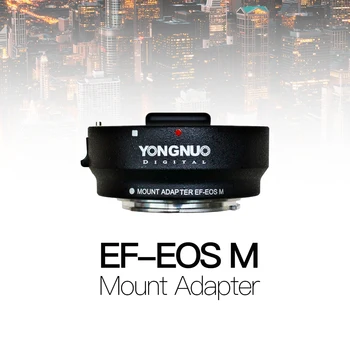 YONGNUO EF-M EF-EO S M de enfoque Automático Inteligente Adaptador de Montura EF-M para objetivos EF de Canon para Canon EOS M de Montaje de la Cámara