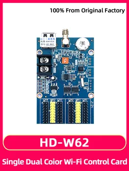 HuiDu HD-W62 Rolling Pie Palabra de la Cartelera de la Placa base Monocromo Pantalla LED de la Tarjeta de Control de Teléfono Móvil de WIFI y USB