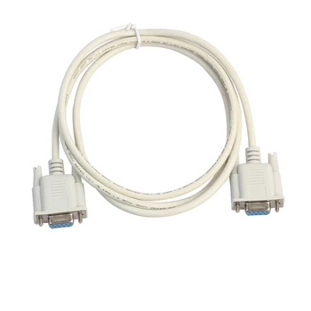 BLEL Caliente 1PC 5 pies F / F Serie RS232 Null Modem Cable Hembra a DB9 Hembra TLC Cruz de Conexión de 9 Pines de Datos COM Cable de Convertidor de