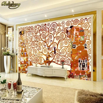beibehang Abstracto árbol de encargo de la Foto de fondo de pantalla papel de parede TV 3D de Fondo Romántico Sala de estar Dormitorio Mural de papel de pared