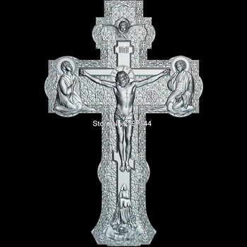 De alta calidad Nuevo modelo 3D para cnc Cross_V2 3D tallada la figura de la escultura de la máquina en el archivo STL Religión 