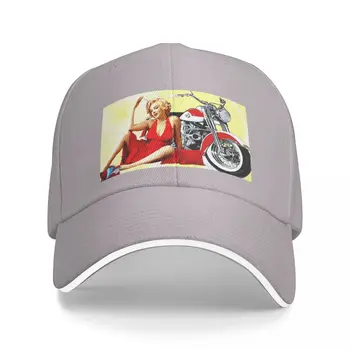MARILYN MONROE : la Motocicleta de Impresión Gorra de Béisbol de los rayos Uv Protección Solar, Sombrero de Pesca Tapas de senderismo sombrero de Playa de Cap Para los Hombres DE las Mujeres