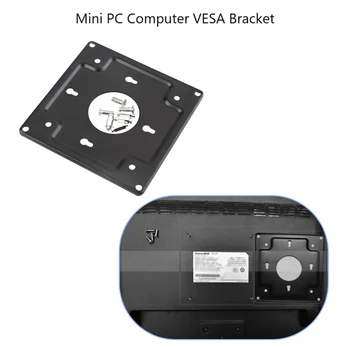 Universal Mini-Host de Montaje de Pared Fija de Panel Plano Titular de Soporte para LCD LED Monitor Marco VESA 75/100 LCD LED TV