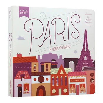 Hola Mundo de París, Baby libros para Niños de edades 1 2 3, inglés libro de imágenes, 9780448489155