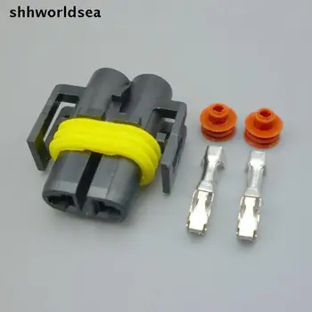 worldgolden 5/30/100sets Kit H8 H10 H11 foglight conector hembra auto socket kit